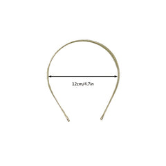 Alloy Golden Metal Wide Hair Band Head Band Solid Hair Hoop Hair Accessories
