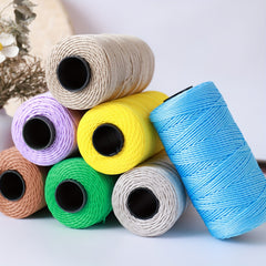 100g Crochet Yarn Braided Nylon Cord Rope DIY Jewelry Making Findings