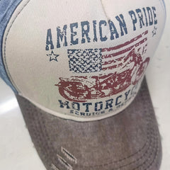 Distressed Washed Cotton Baseball Cap