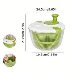 Kitchen Salad Vegetable Rotating Drain Basket Water Filter Spin Dryer