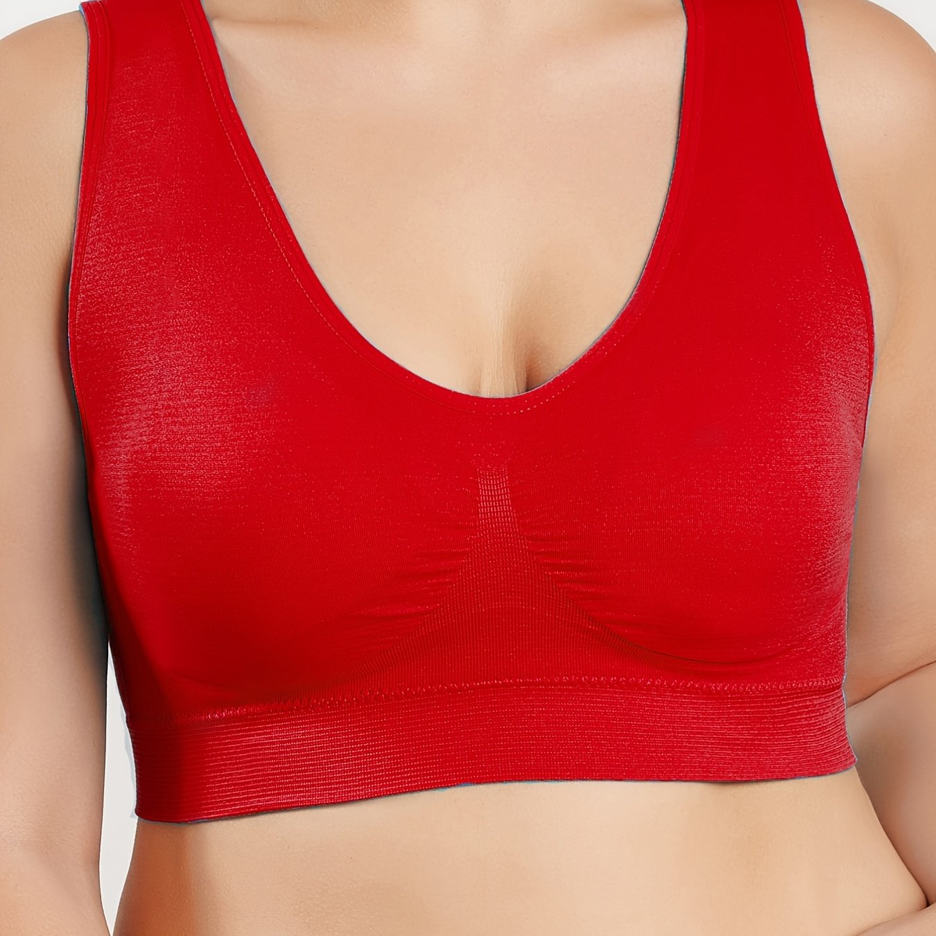  Seamless Bra Women's Full Coverage Adjustable Bralette