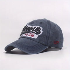 Men's Embroidered Baseball Cap Washed Cotton Hat