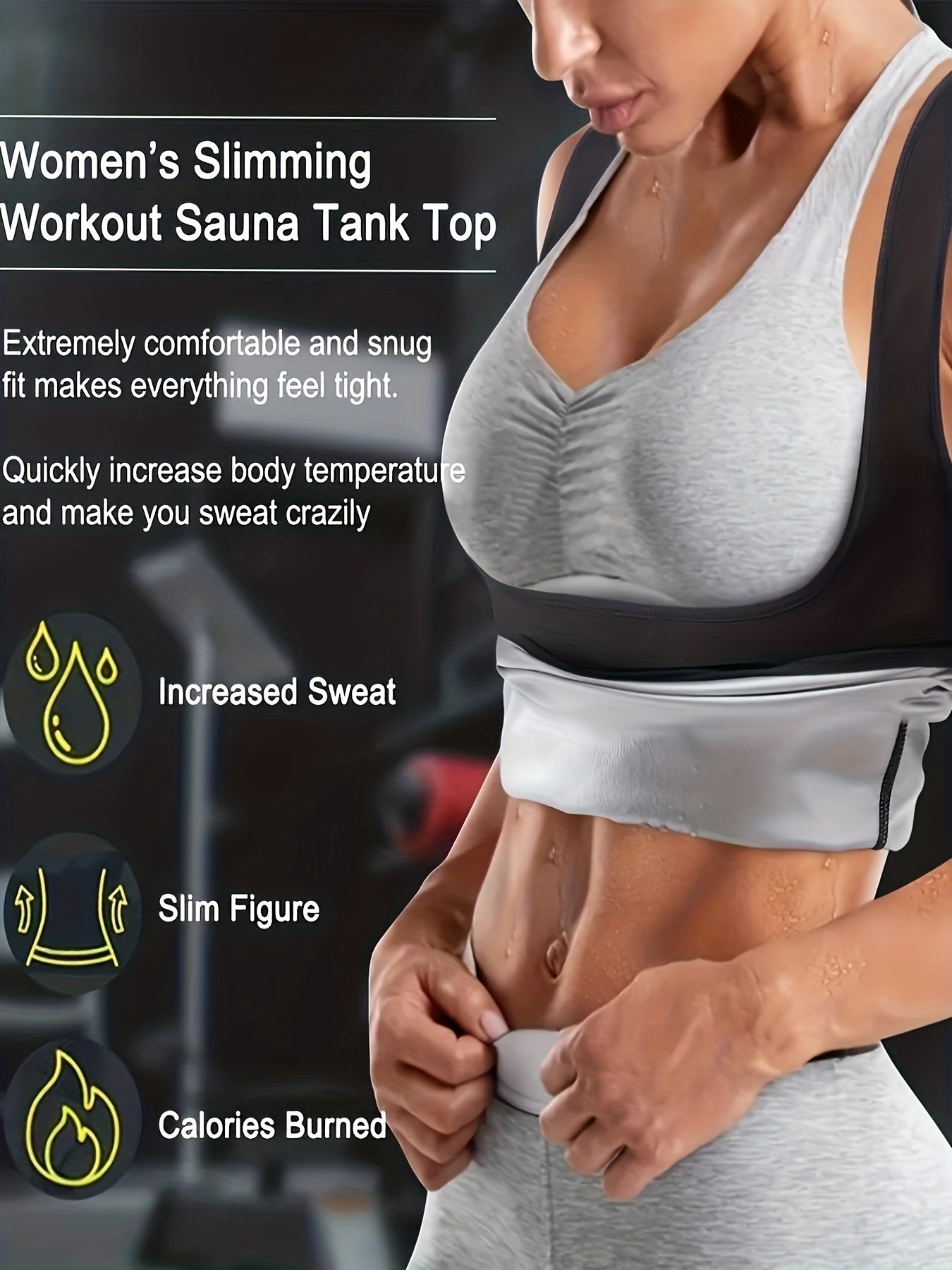 Seamless Shaping Tank Tops Waist Trainer Tummy Control Slimmer