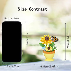 Colorful Mini Building Block Insect & Flower Figurines