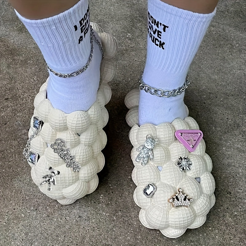 8 Pcs Flower Shoe Accessories for Shoes with Holes