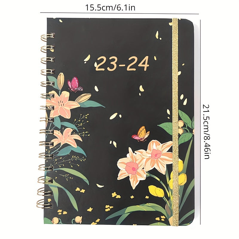 A5 Coil Notebook Weekly Planner English Book