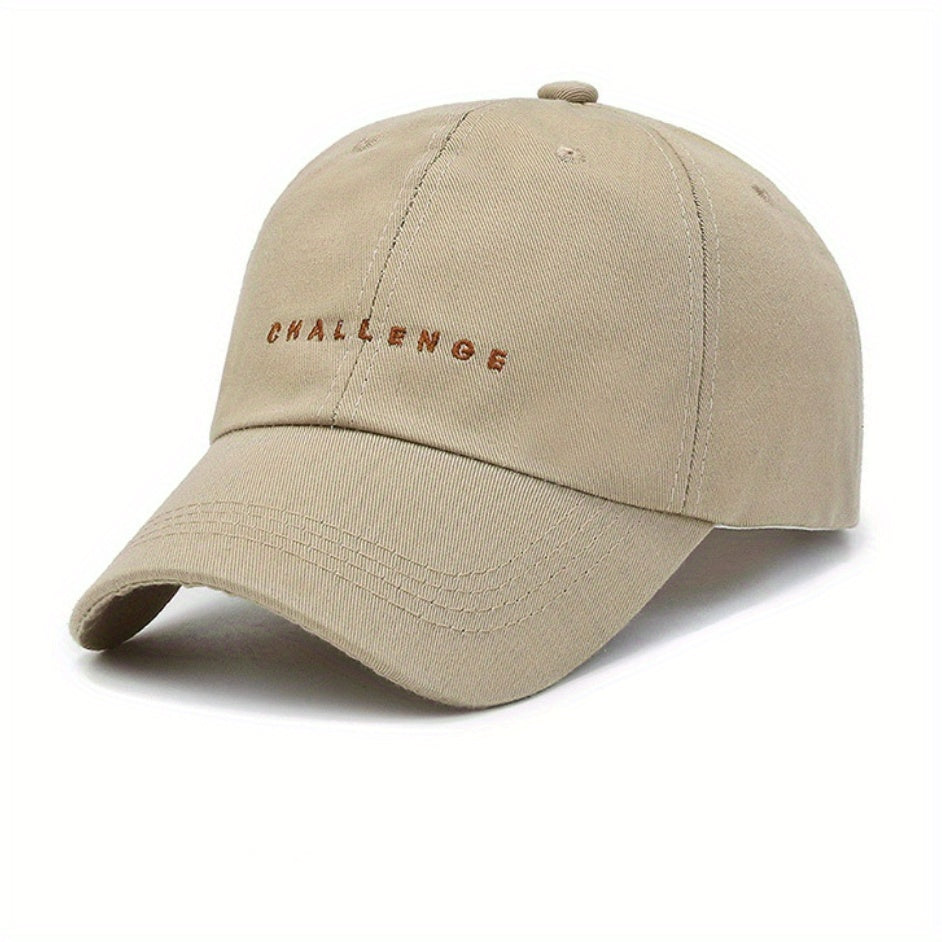 Embroidery Couple Baseball Cap Solid Casual Dad Hat Unisex Sunscreen Sports Hat