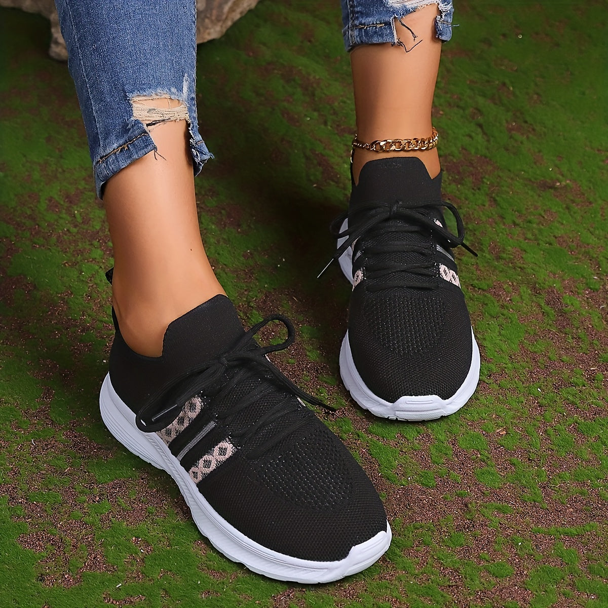 Women's Mesh Breathable Sports Sneakers Casual Walking Shoes