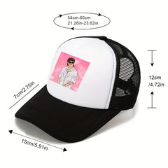 Men's Hip Hop Baseball Cap Sunscreen Mesh Trucker Hat