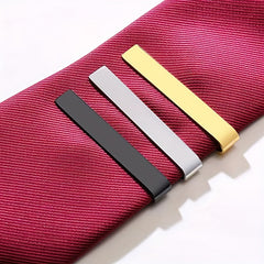 Men's Tie Clip And Brooch Set Stainless Steel Accessories