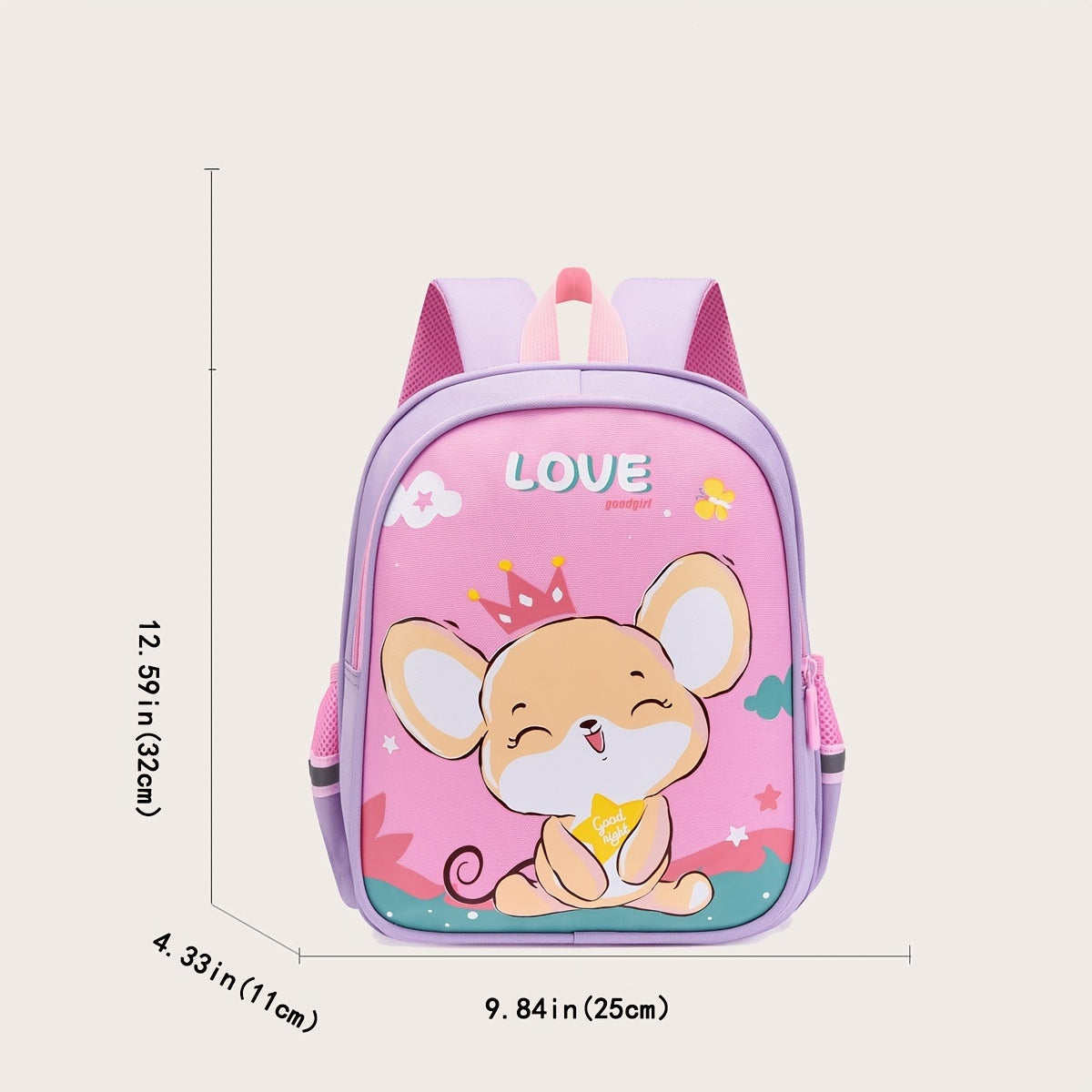 Cartoon Dino Backpack for Kids, School Bag for Boys and Girls