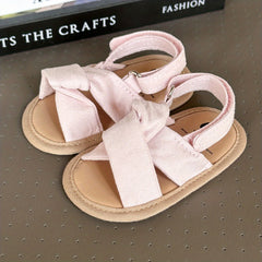 Comfy Baby Girls Sandals Lightweight Non Slip Walking Shoes For Infants