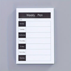 50 Sheets Message Worker Tear Words Book Learning Plan Schedule Memo List