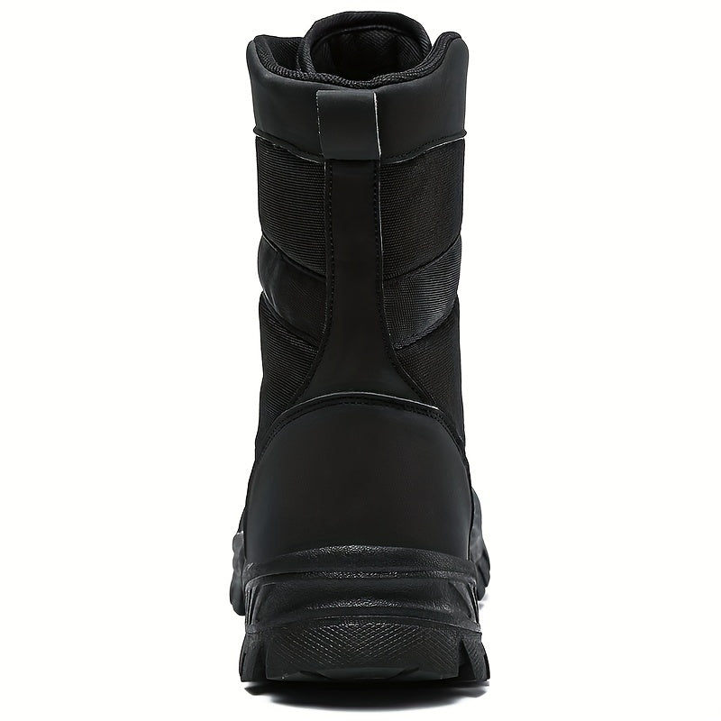 Men's Combat High Boots Non Slip Lace Up Hiking Shoes