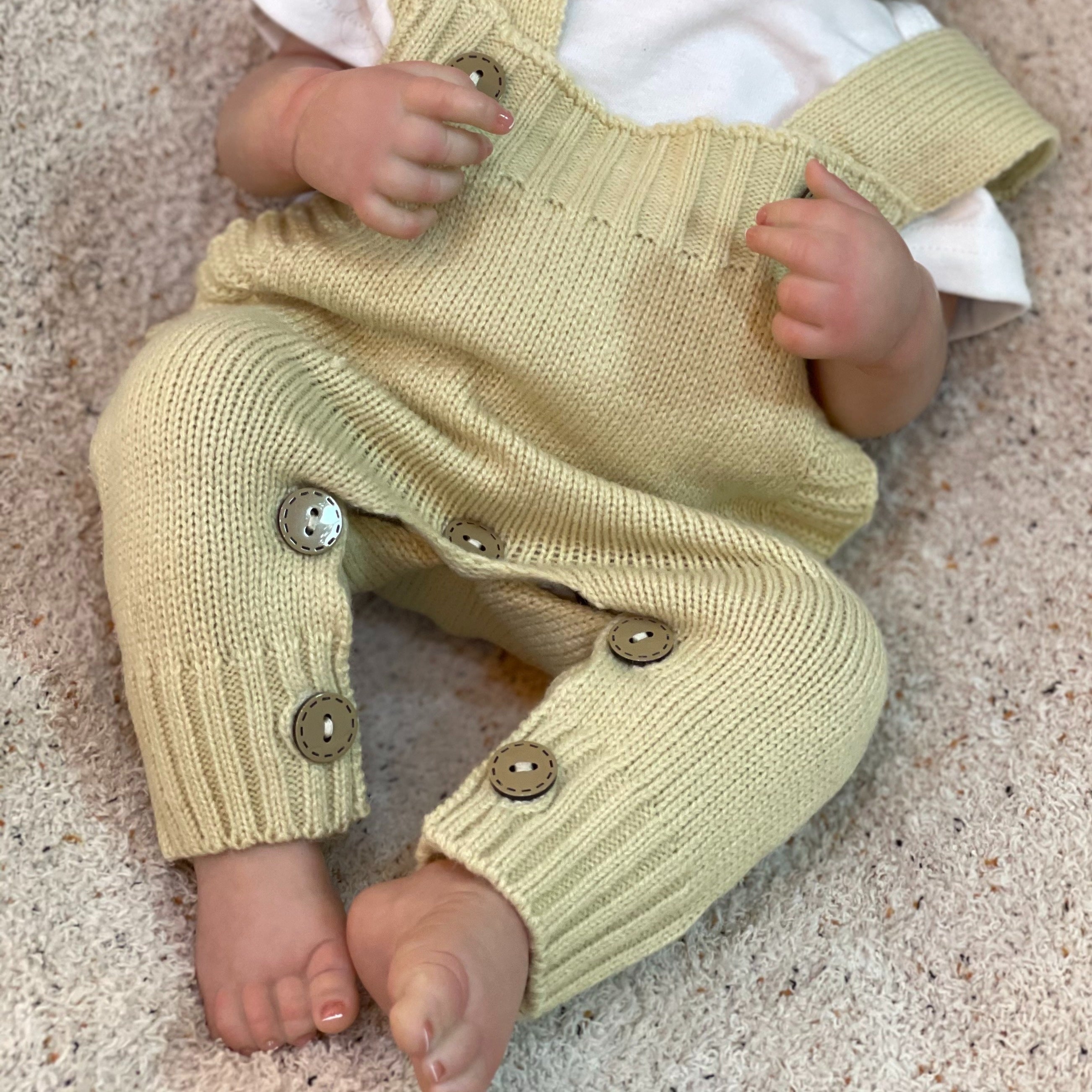 18 Inch Elijah Reborn Doll - Realistic 3D Painted Vinyl Doll with Root Hair