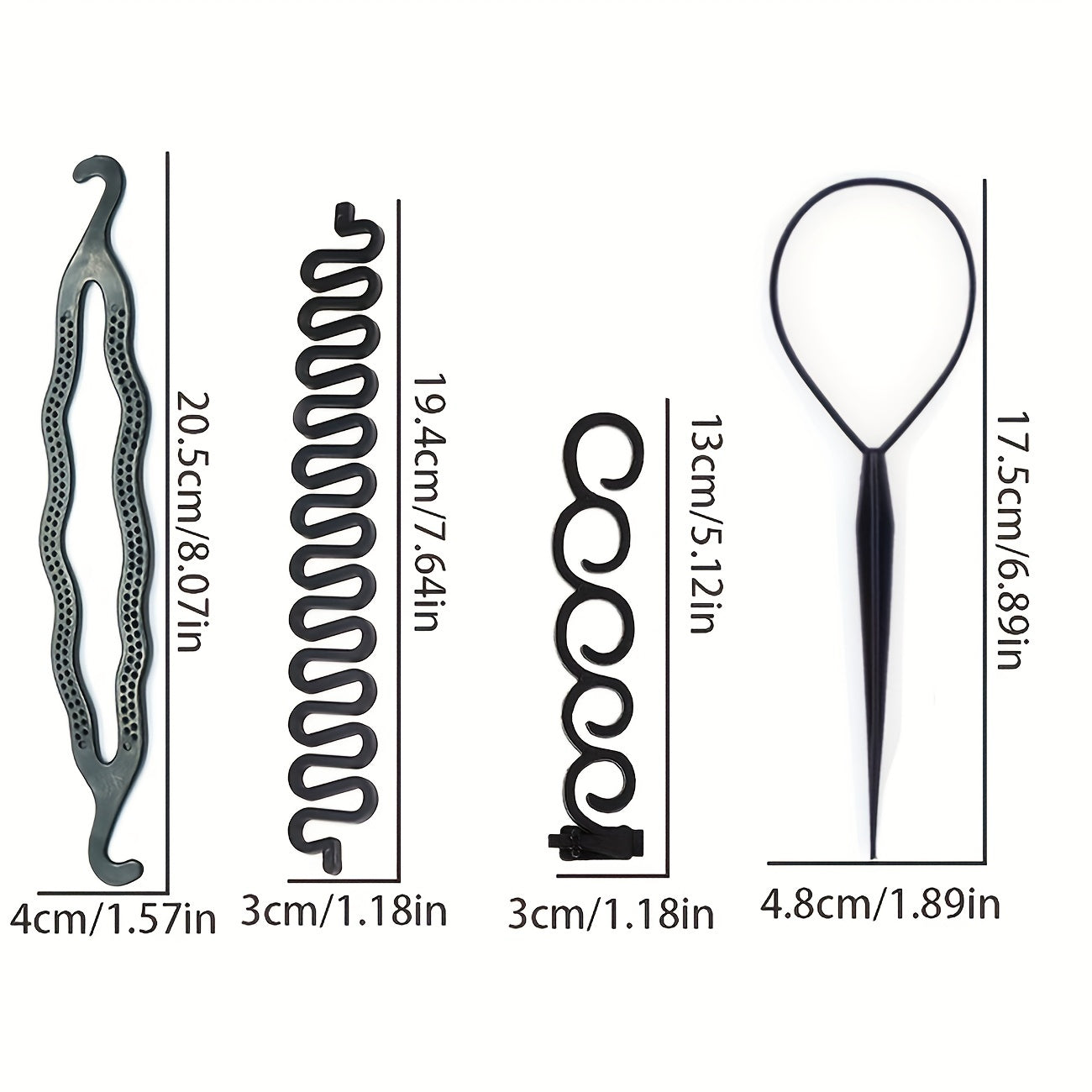 7pcs Hair Braiding Tools Set Hair Styling Accessories For Women