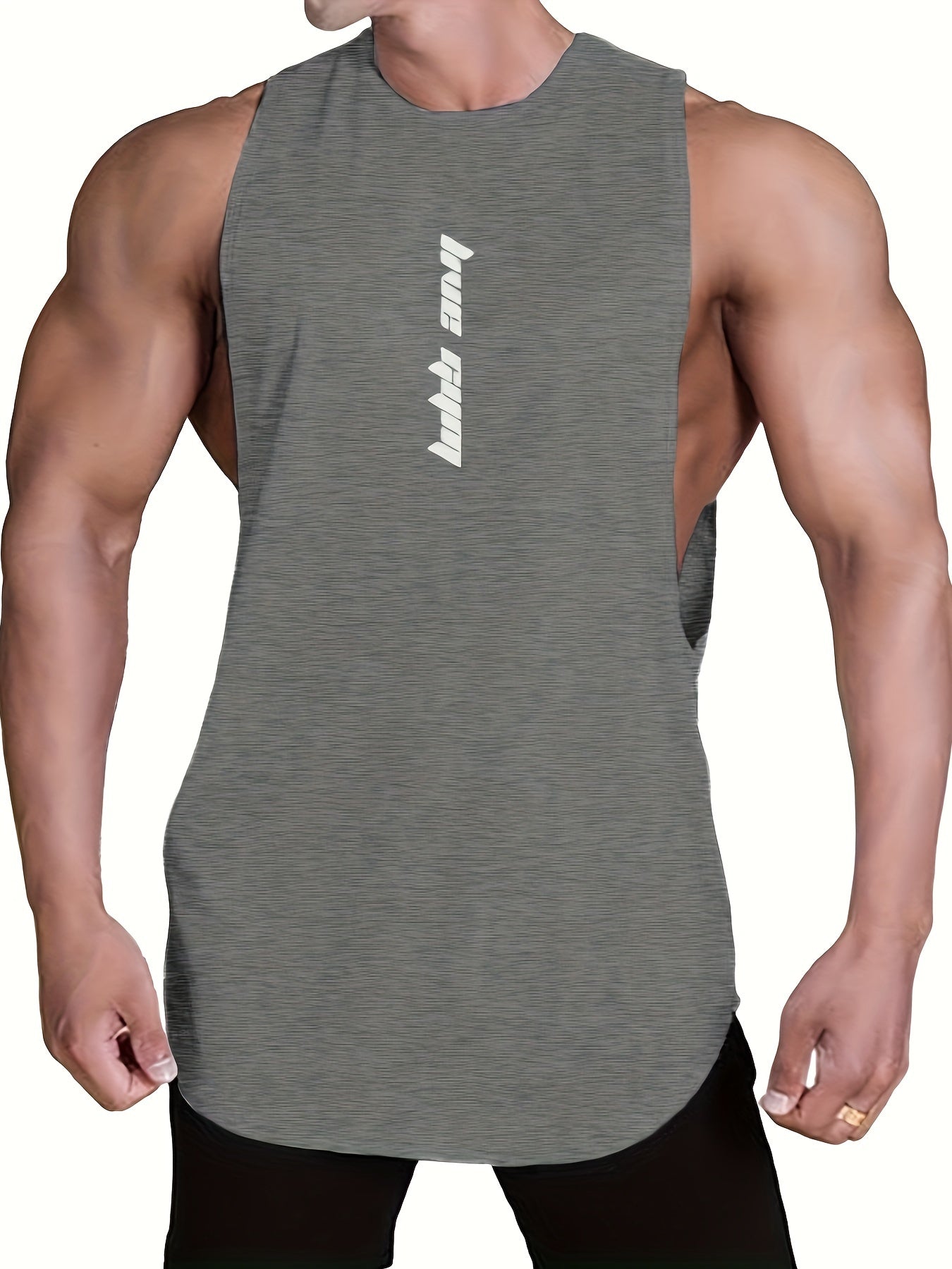 Men's Quick Dry Sleeveless Tank Top for Gym Training
