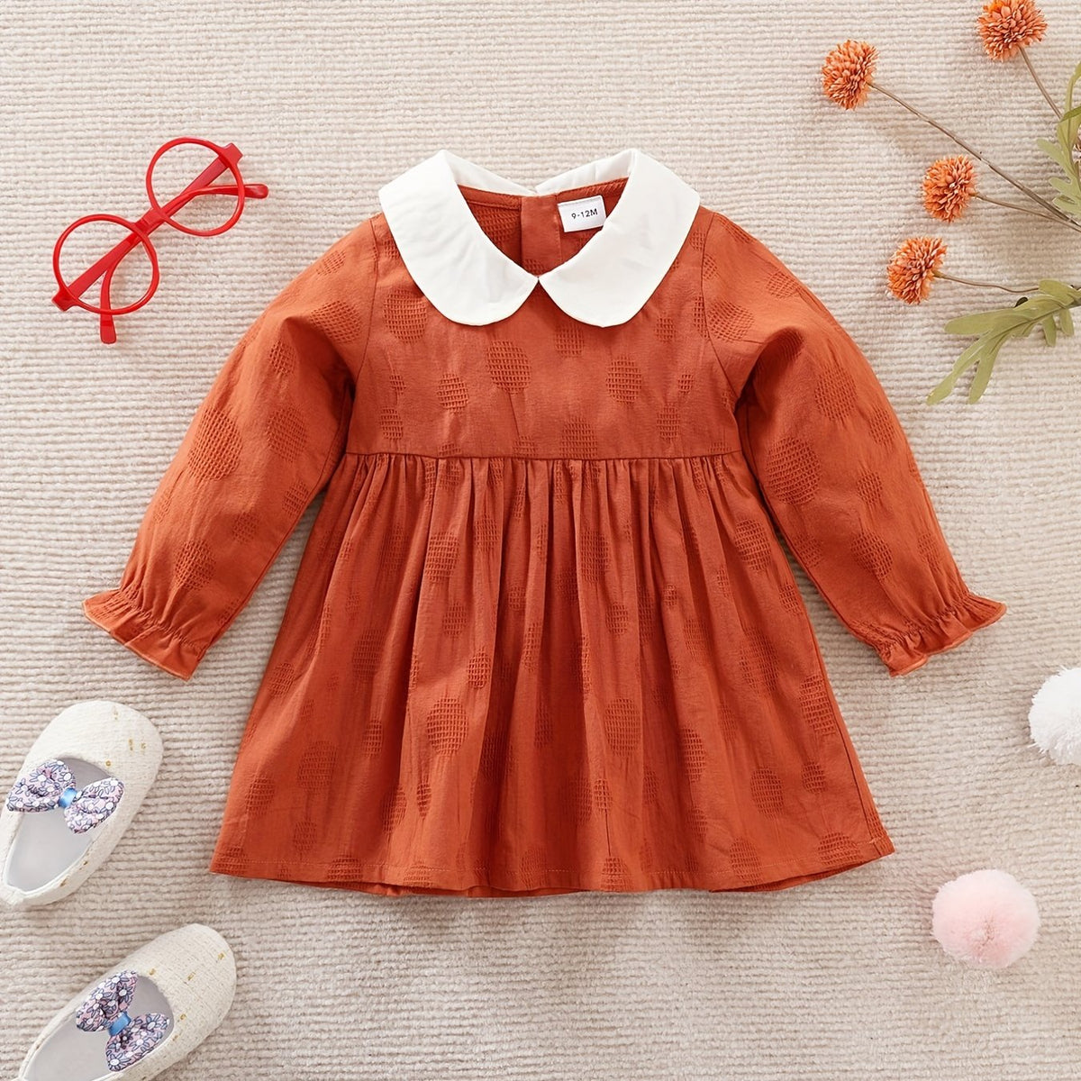 Long Sleeve Baby Girls Dress Casual Spring And Autumn Clothes