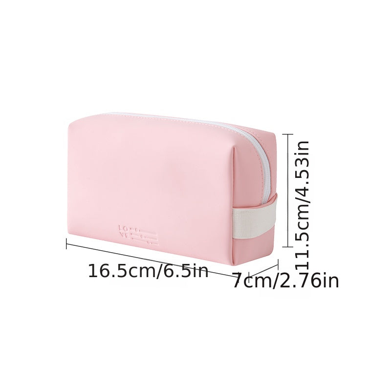 Portable Cosmetic Bag Zipper Makeup Pouch Storage Bag