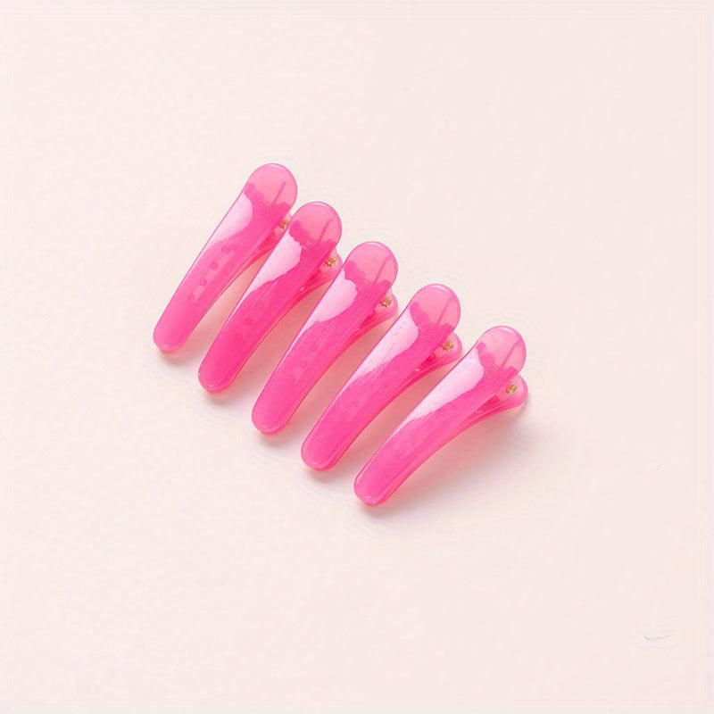 5pcs Colorful Hair Clip Duck Billed Clip Side Clip Hair Accessories