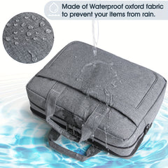 15.6 Inch Waterproof Laptop Briefcase for Travel Business School