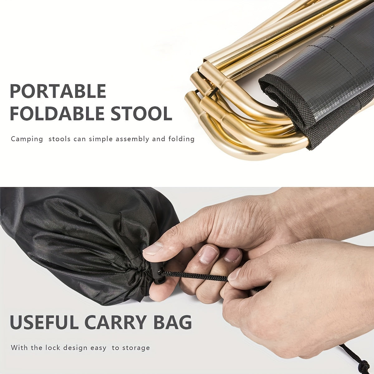 Aluminum Alloy Folding Stool for Fishing - Ultra Light