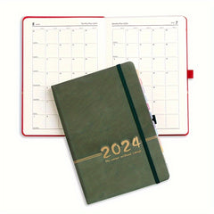 1pc Annual Planner w/ 5 DIY Stickers, Customizable Schedule Book