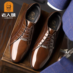 LAORENTOU Men's Dress Shoes for Wedding Business Party