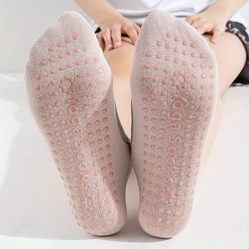 Backless Yoga Socks Non-slip Fitness Dance Socks