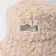 Winter Hairy Bucket Hat for Women - Outdoor Casual Style