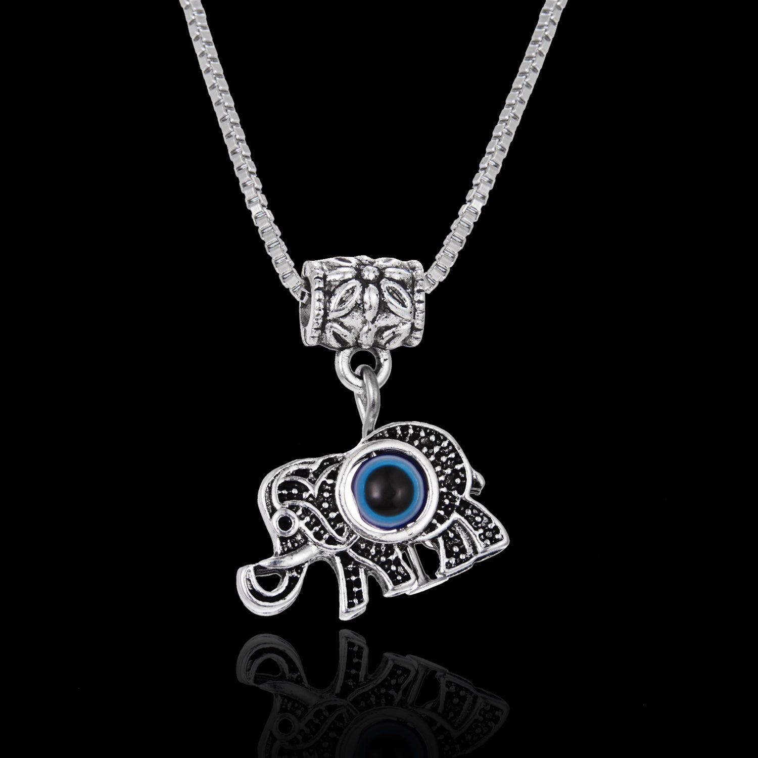 Eye Pendant Necklace Evil Eye Necklace Metal Chains Necklace