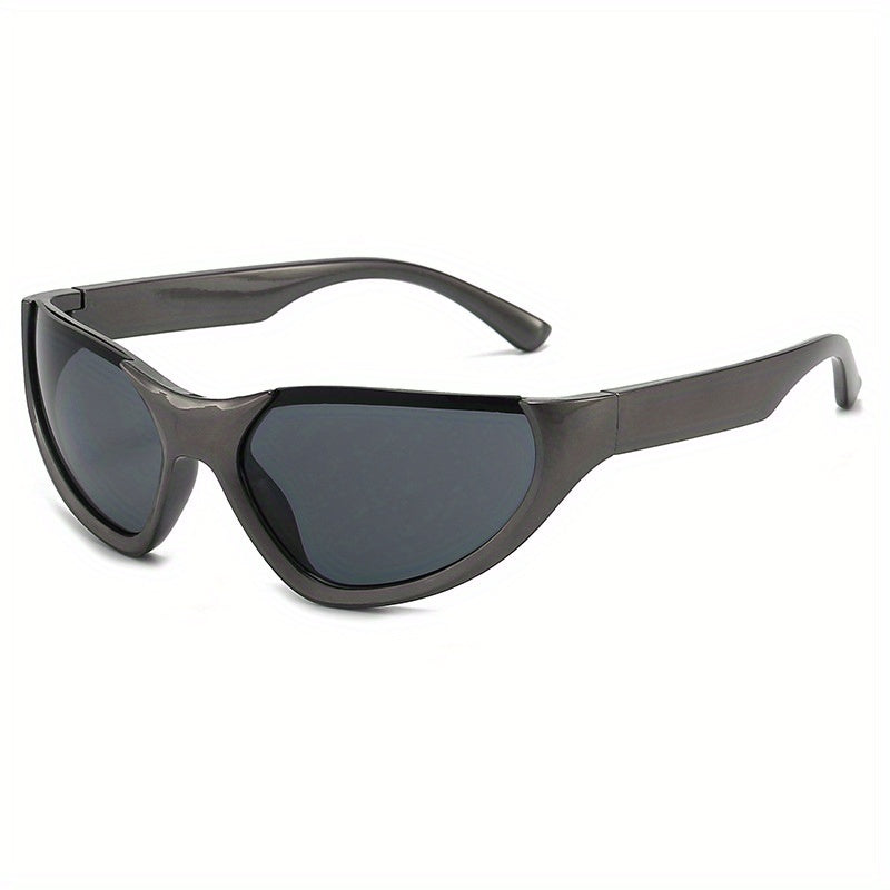 Wrap Around Sport Sunglasses Cat Eye Windproof Glasses Y2K Shades