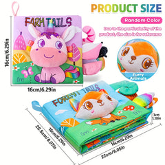 Interactive 3D Tails Cloth Book Sensory Toy