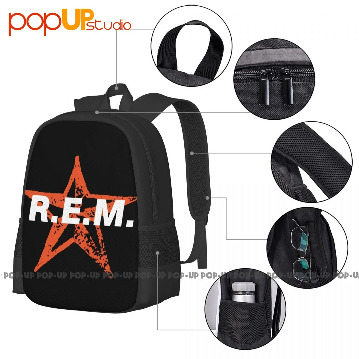 90S Rem Monster Concert Tour 1995 Backpack
