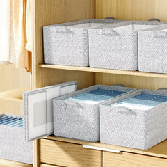 Non-Woven Storage Basket Durable Storage Box Large Capacity for Underwear Socks