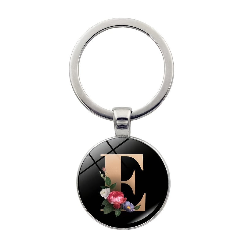 Crystal Gem Flower Key Chain Pendant for Women