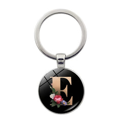 Crystal Gem Flower Key Chain Pendant for Women