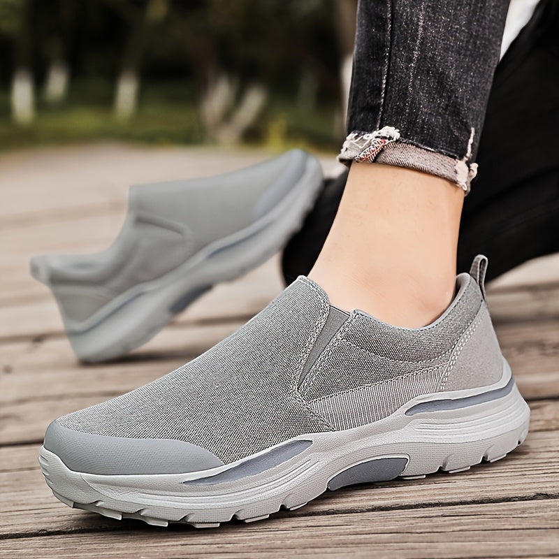 Men's Canvas Slip On Loafer Shoes Walking Sneakers