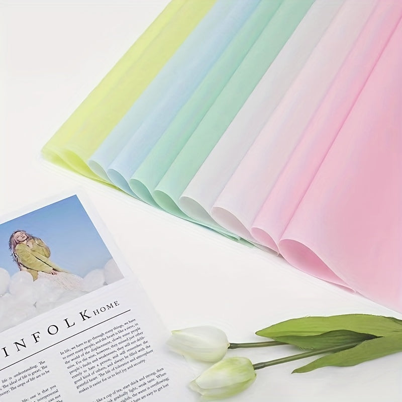 Plain Paper Flower Wrapping Paper Semi Finished Waterproof