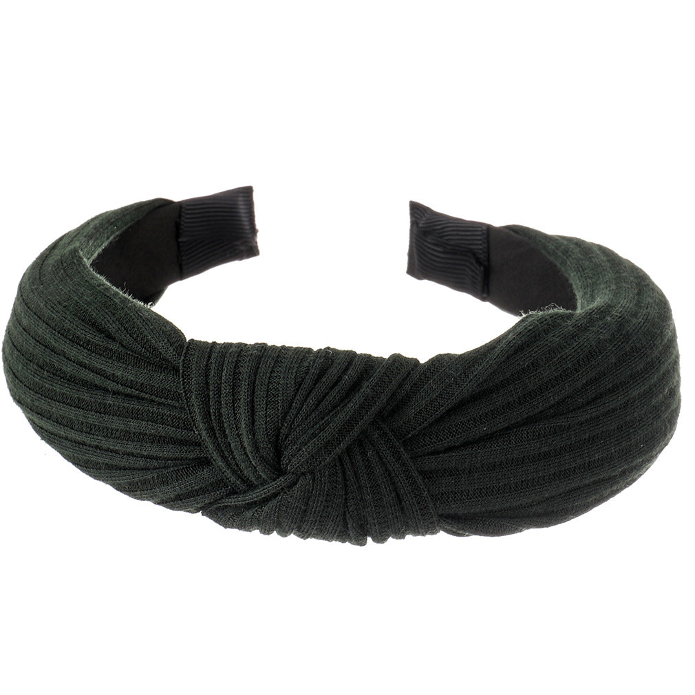 Twist Knotted Headband Solid Hair Hoop Cross Knot Women's Hair Accessories