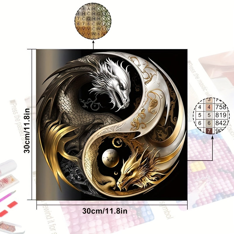 DIY Round Full Diamond 5D Diamond Art Wall Decor Kit