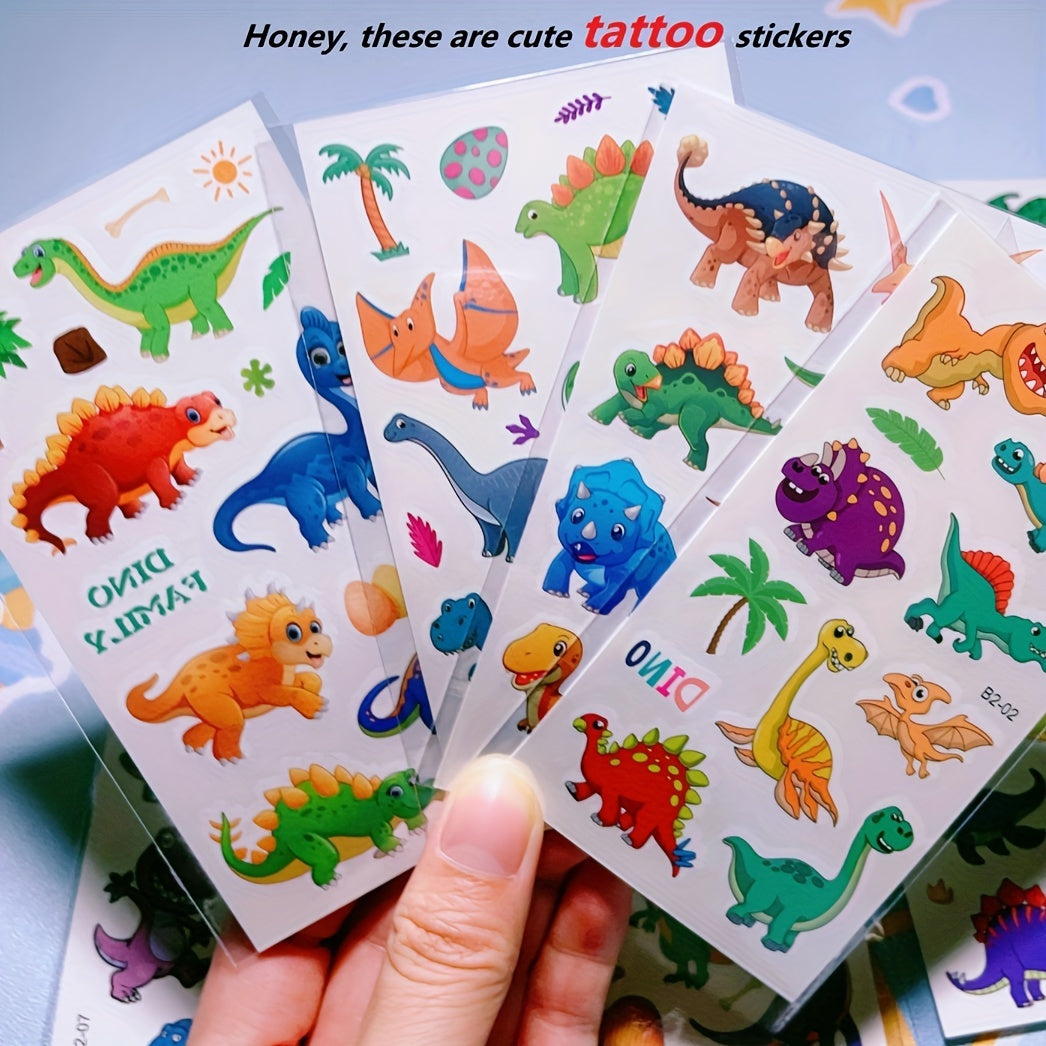 Dinosaur Tattoo Sticker Waterproof Sweat Tyrannosaurus