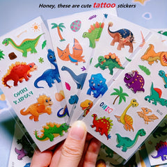 Dinosaur Tattoo Sticker Waterproof Sweat Tyrannosaurus