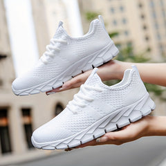Breathable Mesh Running Shoes Slip On Athletic Outdoor Men's Sneakers