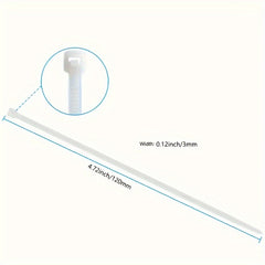 1000-2000pcs 3 120mm Self-locking Nylon Cable Ties
