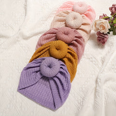 3Pcs Girls Plain Hat Turban Headwraps Elastic Soft Hat