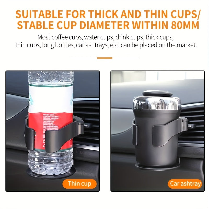 Car Cup Holder Air Vent Outlet Drink Water Coffee Bottle Holder