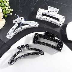 Large Square Crescent Hair Claw Clip Women's Hair Accessories