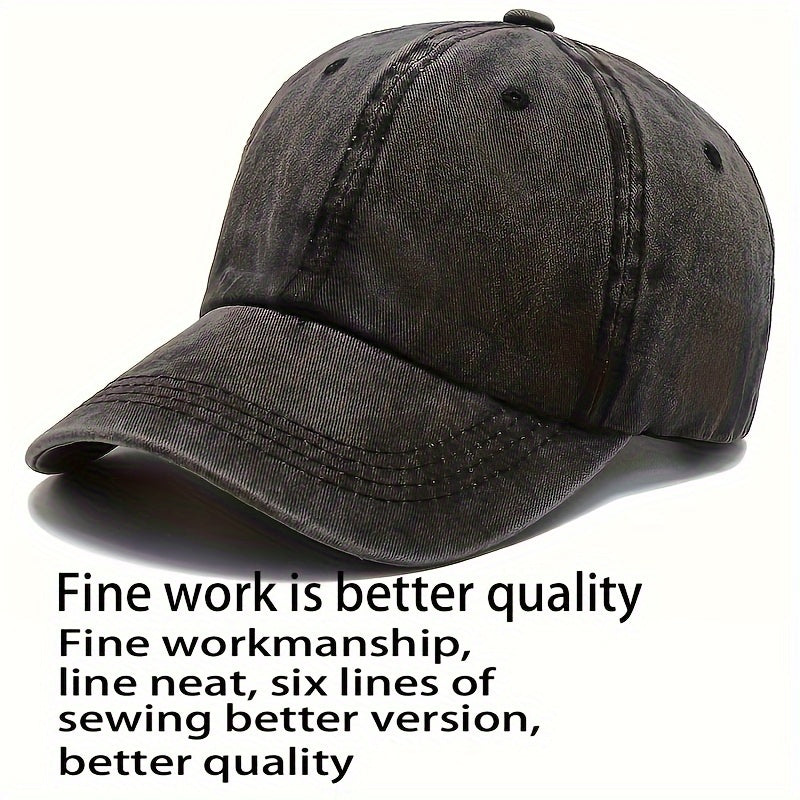 Distressed Dad Hat Outdoor Sun Hat Baseball Cap