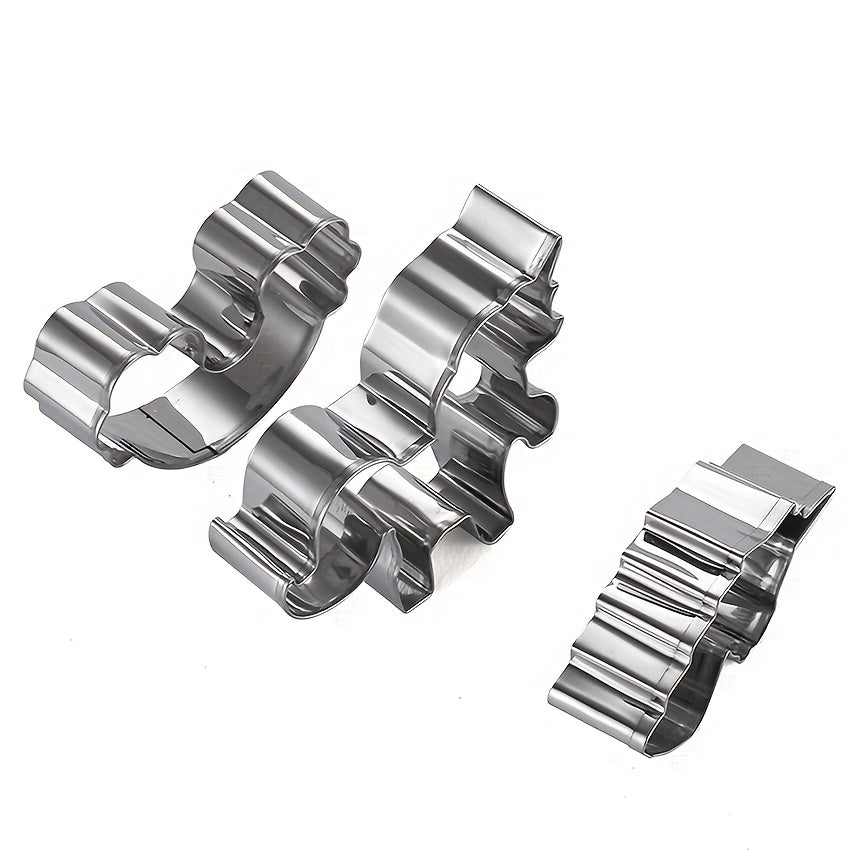 3pcs Unicorn Cookie Cutters Stainless Steel Candy Mold Baking Tools